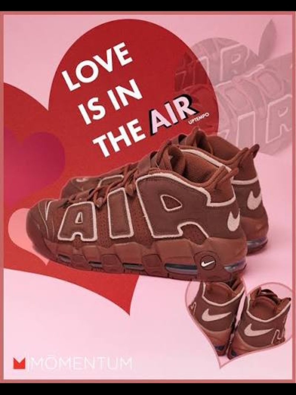Nike More Uptempo '96 "Valentine's Day"  Sneakers